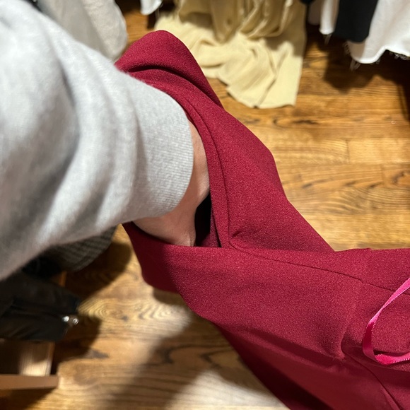 Burgundy minidress size 1 - Picture 6 of 6